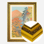 Saruiwa, Shiobara - Gold Ornate frame