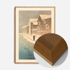 Shinkawa Riverside, Handa, Bishu - Oak Wood frame