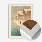 Shinkawa Riverside, Handa, Bishu - White Wood frame