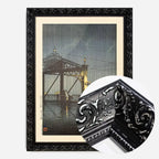 Shinohashi Bridge - Black Ornate frame