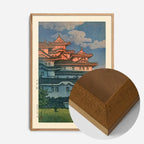 Shirasagi Castle - Oak Wood frame