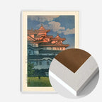 Shirasagi Castle - White Wood frame