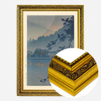 Yumoto Hot Spring, Nikko - Gold Ornate frame