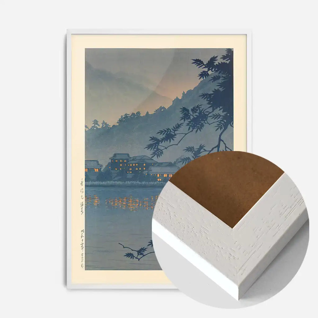 Yumoto Hot Spring, Nikko - White Wood frame